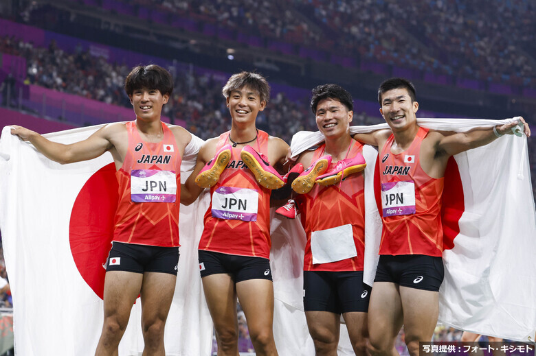 【杭州アジア大会】日本／男子4x100mリレー決勝