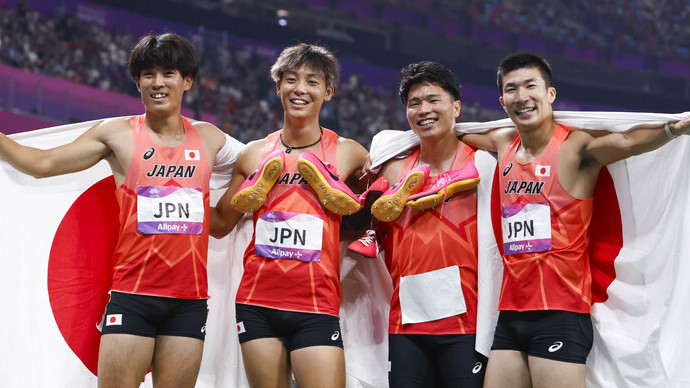 【杭州アジア大会】日本／男子4x100mリレー決勝