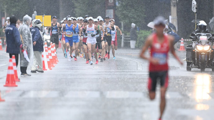 【MGC2023】男子ダイジェスト：川内が飛び出し、大迫等が追う。上位4名がトラックまでもつれ込む白熱した戦い／パリ五輪日本代表内定の小山、赤崎インタビュー