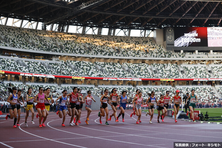 【日本選手権10000m】女子10000mスタート