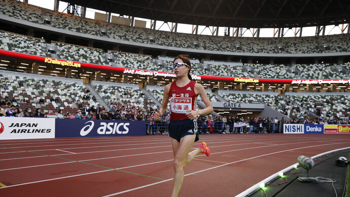 【日本選手権10000m】女子10000m 3位　小海遥（第一生命グループ）