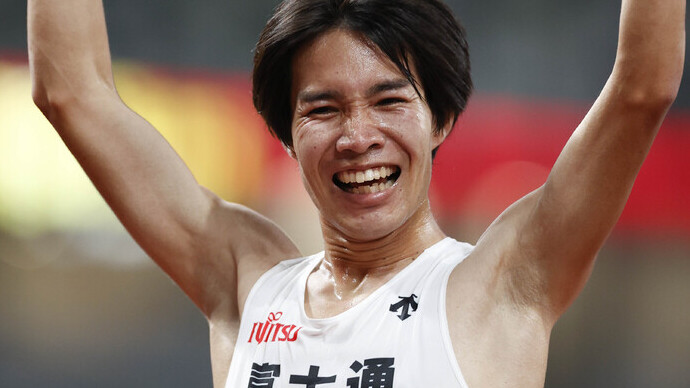 【日本選手権10000m】男子10000m 1位　塩尻和也（富士通）