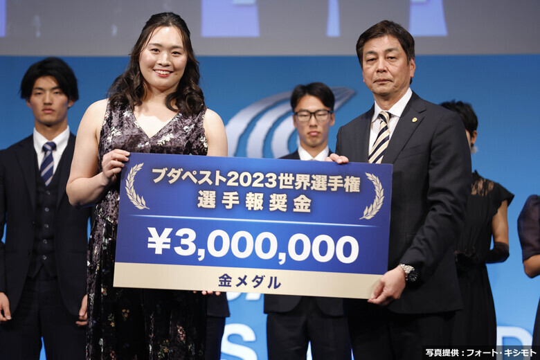 【アスレティックス・アワード2023】ブダペスト2023世界選手権入賞者への報奨金授与