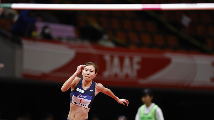 【日本選手権室内】女子走高跳