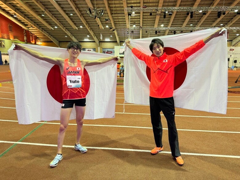 【テヘランアジア室内陸上】男子走高跳 金メダル／赤松諒一（アワーズ）、銀メダル／瀬古優斗（滋賀陸協）