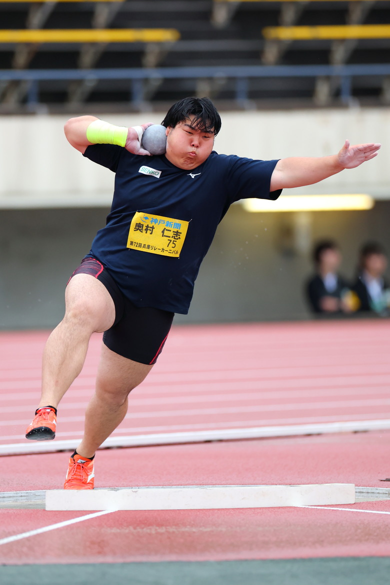 【GPシリーズ2024・兵庫RC】奥村仁志(センコー)が男子砲丸投で優勝