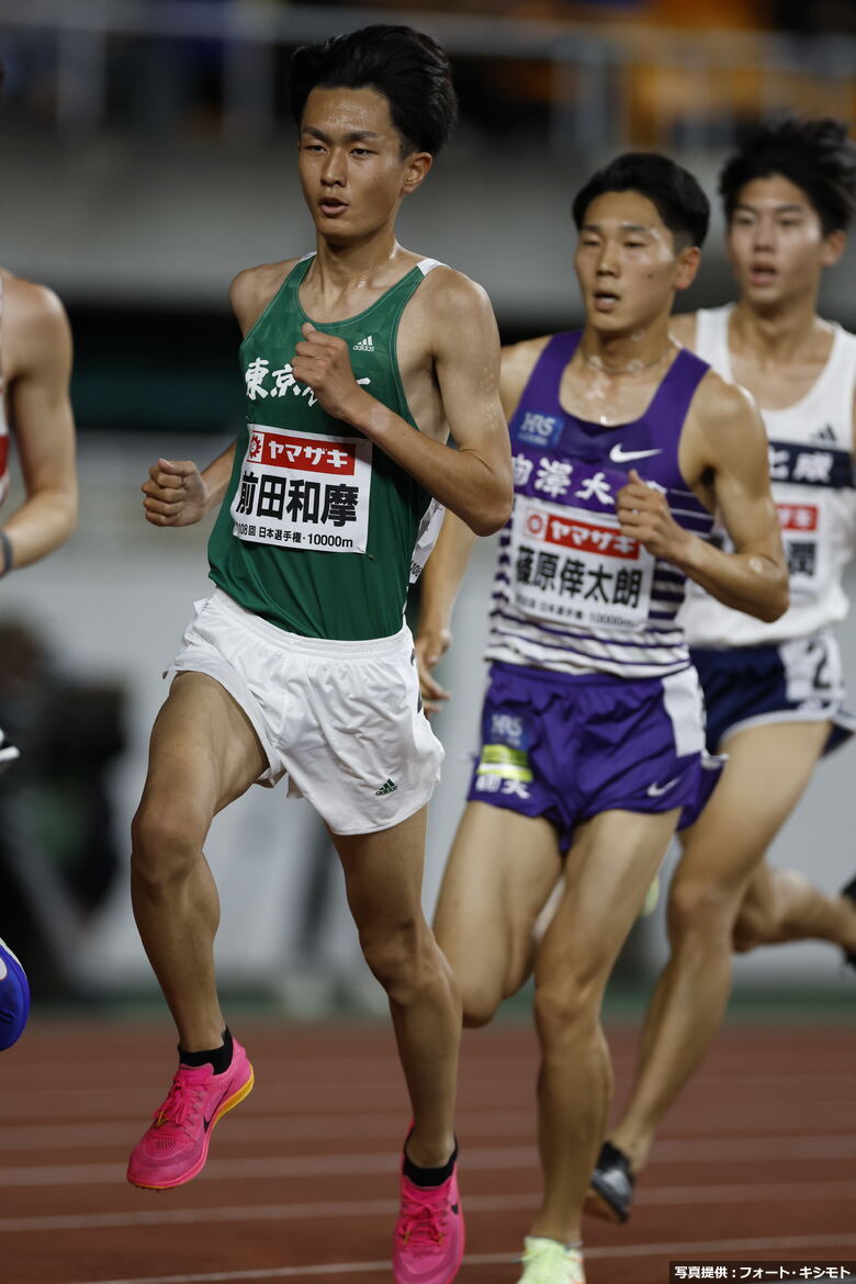 【日本選手権10000m】男子10000m 3位　前田和摩（東京農業大）