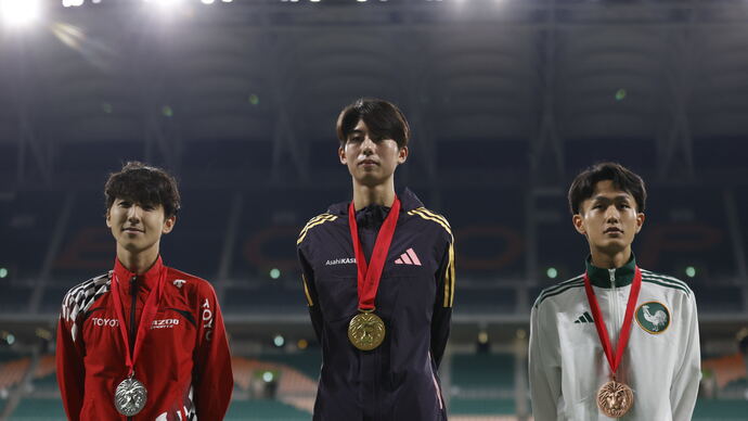 【日本選手権10000m】男子10000m　表彰式