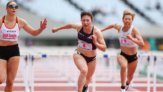 【GPシリーズ2024・木南記念】福部真子（日本建設工業）が女子100mハードルで日本人1位でゴール