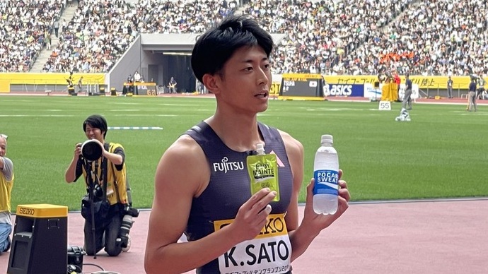 【セイコーGGP】男子400m：佐藤拳太郎（富士通）が制す