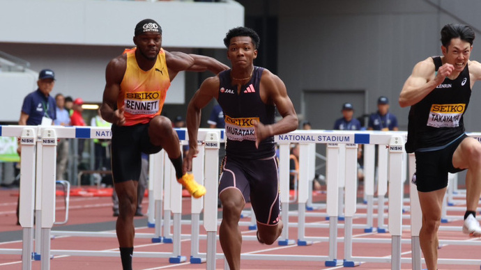 【セイコーGGP】男子110mH：村竹ラシッド（JAL）が13秒22で優勝