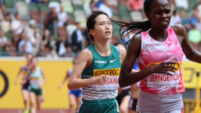 【セイコーGGP】女子5000m：樺沢和佳奈（三井住友海上）が日本人トップの5着フィニッシュ