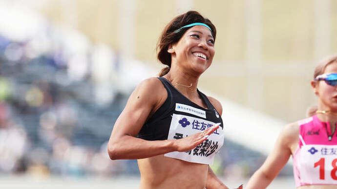 【GPシリーズ2024・布勢スプリント】君嶋愛梨沙（土木管理総合）が女子100mで優勝