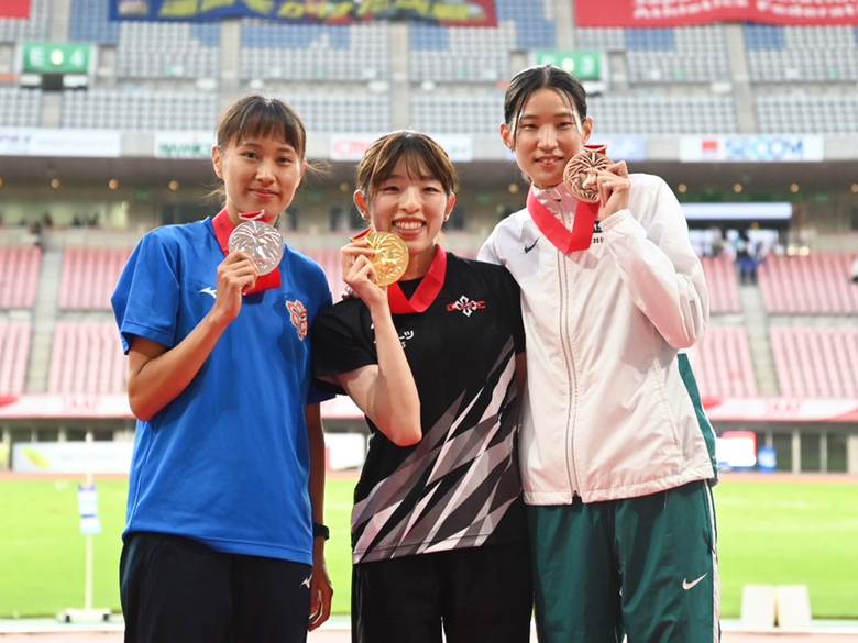 【第108回日本選手権】女子3000m障害物 表彰式