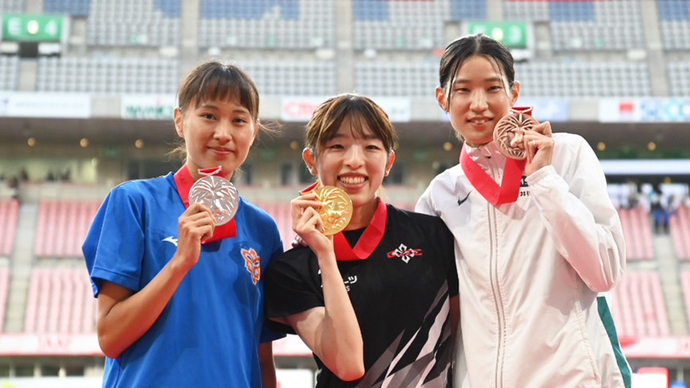 【第108回日本選手権】女子3000m障害物　表彰式
