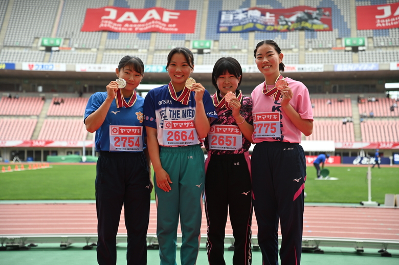 【第40回U20日本選手権】U20女子棒高跳　表彰式