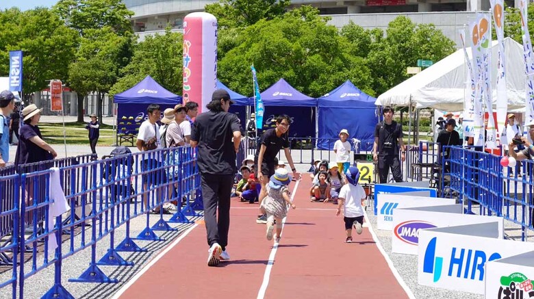 【第108回日本選手権】かけっこ教室を実施中