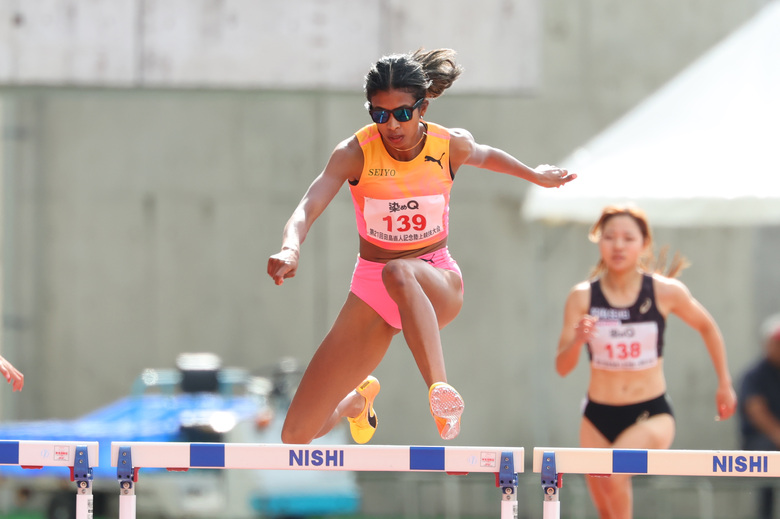 【GPシリーズ2024・田島記念】イブラヒム愛紗(成洋産業)が女子400mハードルで優勝