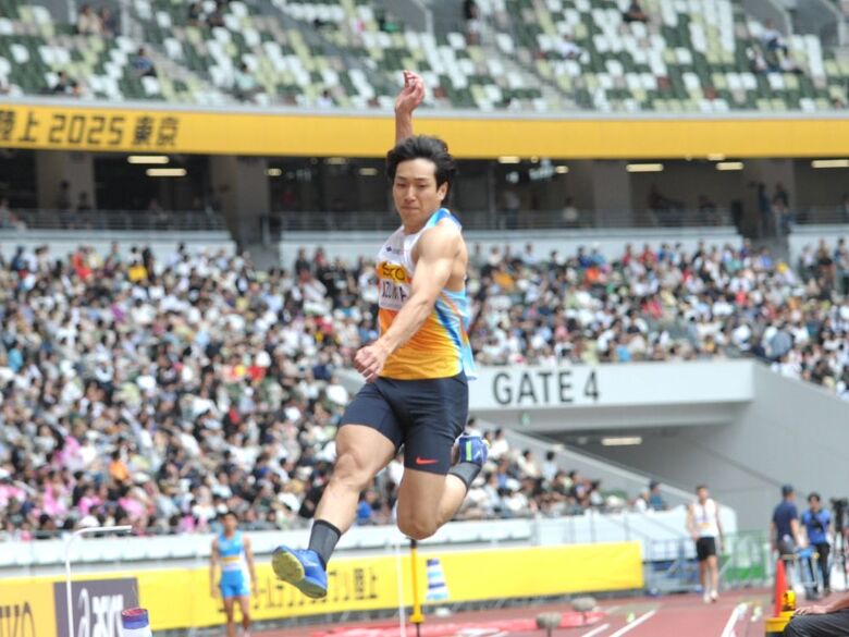 【セイコーGGP】男子 走幅跳:泉谷駿介(住友電工)は3位に。