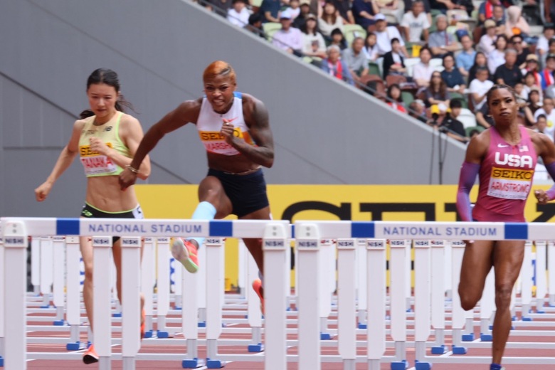 【セイコーGGP】女子 100mハードル:トニー マーシャル(アメリカ)が大会記録を更新して優勝