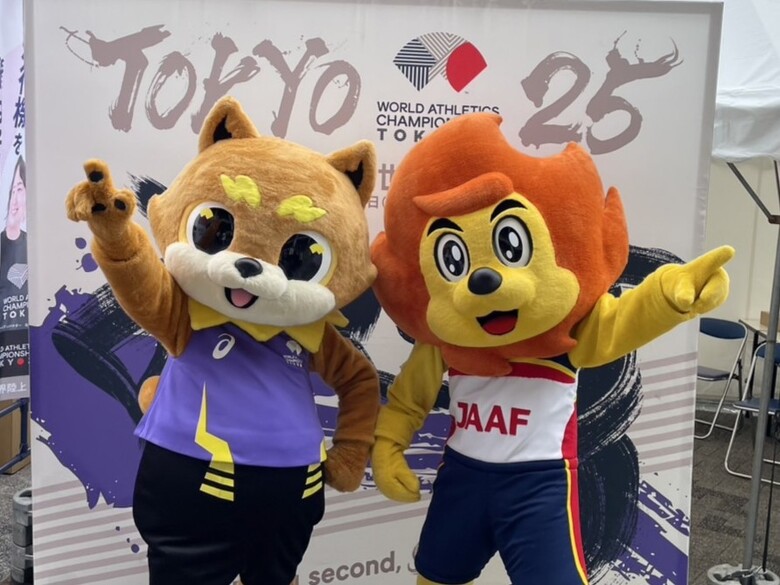 【セイコーGGP】りくワン&アスリオンがお待ちしています