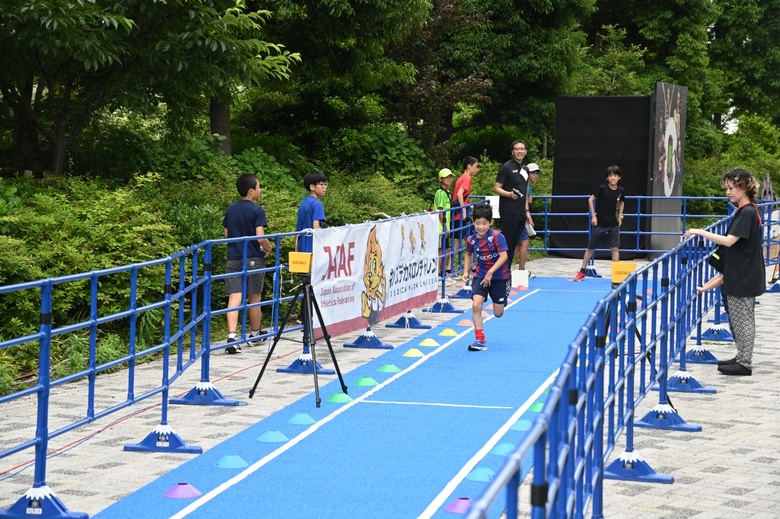 【セイコーGGP】キッズデカスロンチャレンジの様子