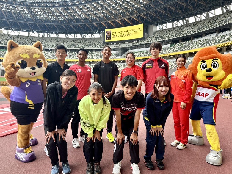 【セイコーGGP】大会終了後の集合写真