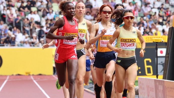 【セイコーGGP】女子 3000m：田中希実がペースメイカーに。
