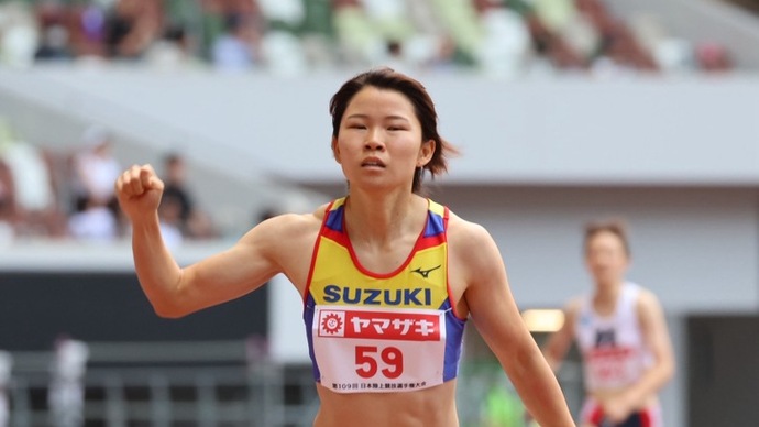 【第109回日本選手権】女子400m　予選2組