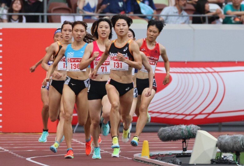 【第109回日本選手権】女子800m 予選1組