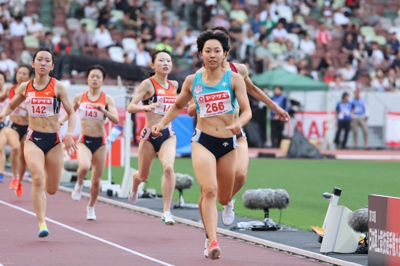 【第109回日本選手権】女子800m 予選2組