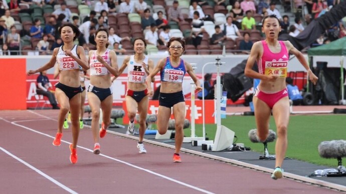 【第109回日本選手権】女子800m　予選3組