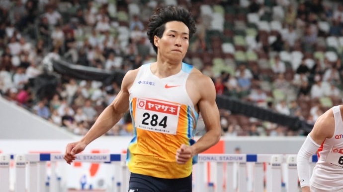 【第109回日本選手権】男子110mハードル　準決勝2組