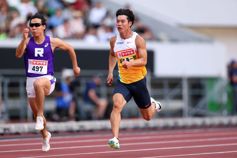 【第109回日本選手権】男子100m 予選3組