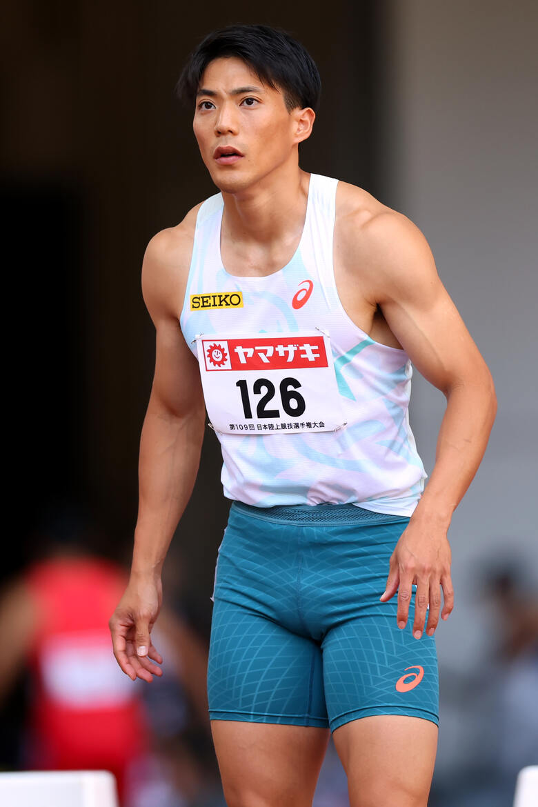 【第109回日本選手権】男子100m 予選4組