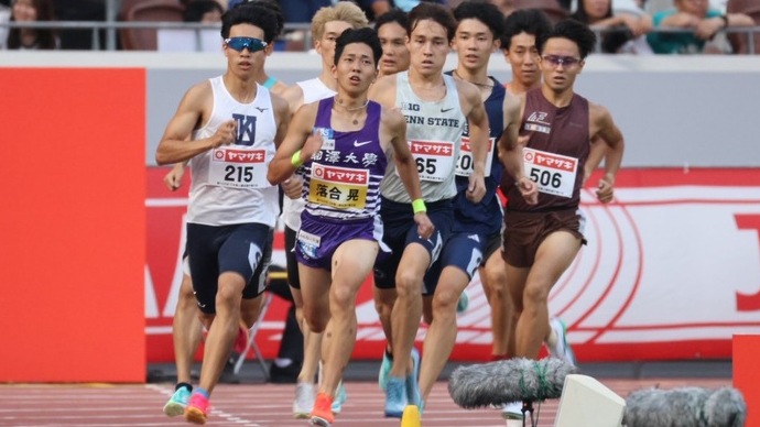 【第109回日本選手権】男子800m　予選1組