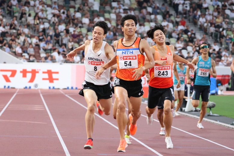 【第109回日本選手権】男子800m 予選3組