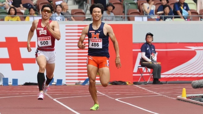 【第109回日本選手権】男子400m　予備予選1組