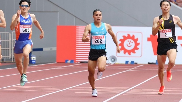 【第109回日本選手権】男子400m　予備予選2組