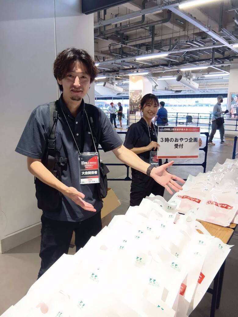 【第109回日本選手権】「3時のおやつ」準備中
