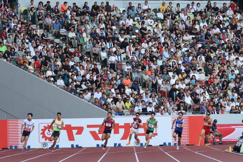 【第109回日本選手権】男子200m 予選3組