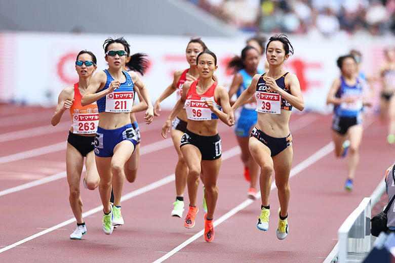【第109回日本選手権】女子1500m 予選2組