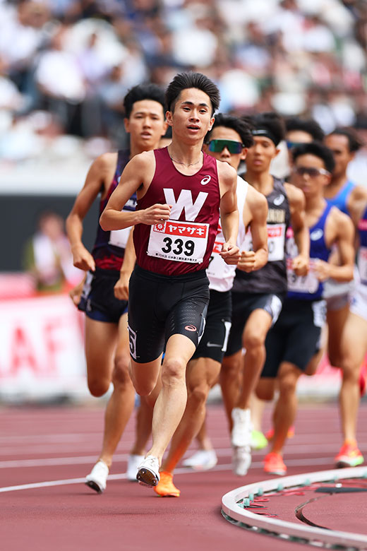 【第109回日本選手権】男子1500m 予選1組