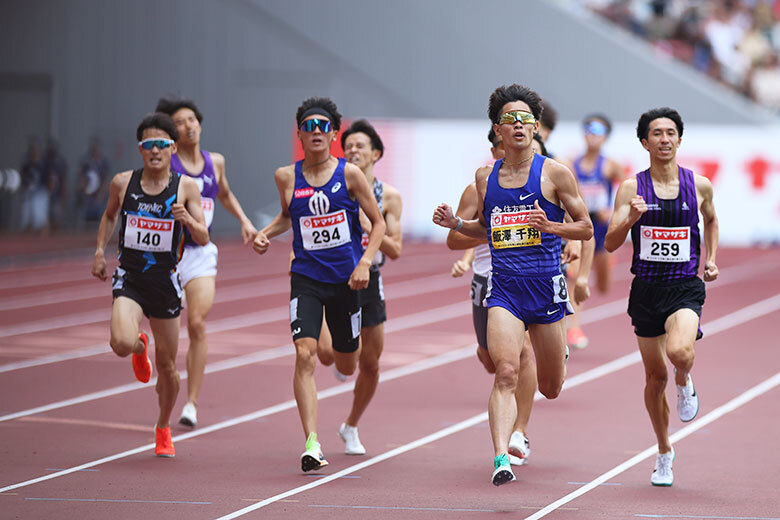 【第109回日本選手権】男子1500m 予選2組