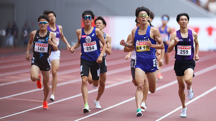 【第109回日本選手権】男子1500m　予選2組