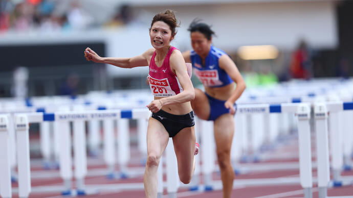 【第109回日本選手権】女子100mハードル　予選3組