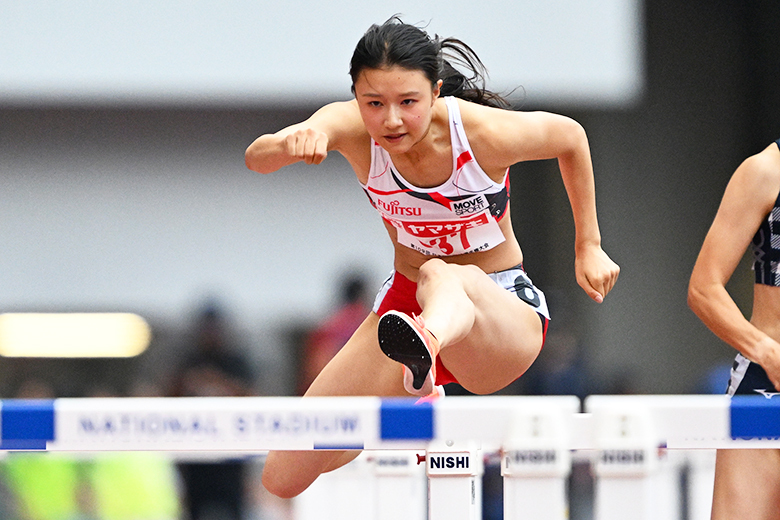【第109回日本選手権】女子100mハードル 準決勝2組