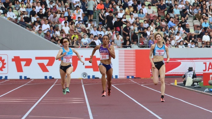 【第109回日本選手権】女子200m　予選1組