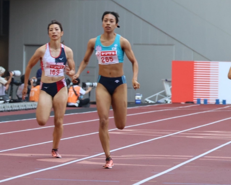 【第109回日本選手権】女子200m 予選2組