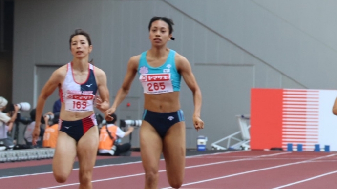 【第109回日本選手権】女子200m　予選2組